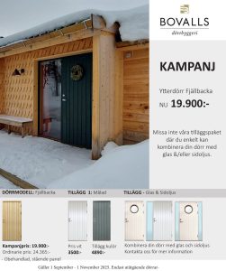 Front door Fjällbacka Ytterdörrs kampanj
